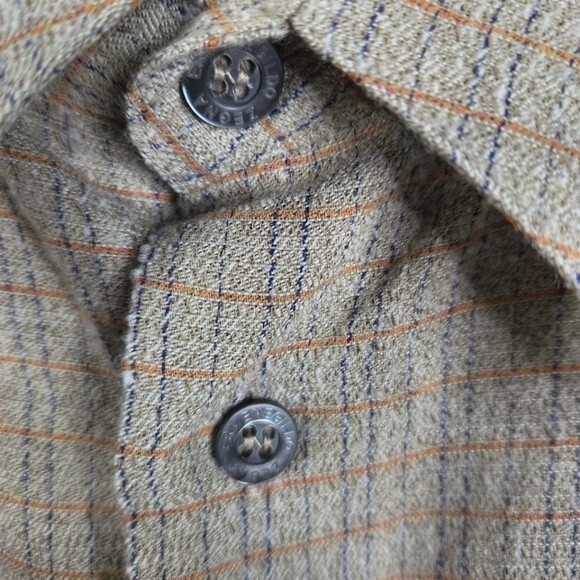 Ermenegildo Zegna Mens Long Sleeve Wool Blend Button Down Shirt Size XL - Picture 5 of 7